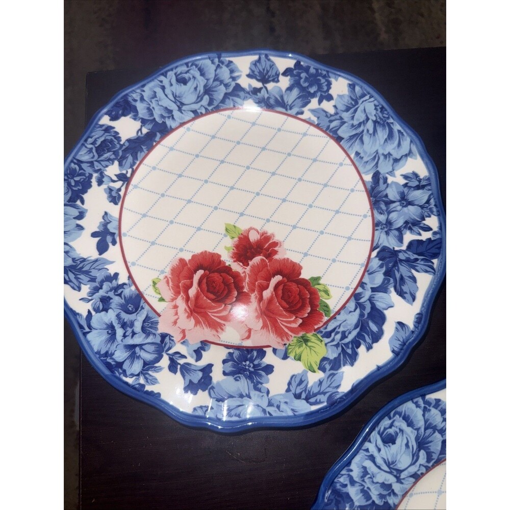 THE PIONEER WOMAN HERITAGE FLORAL DINNER-Set of 3--NWT